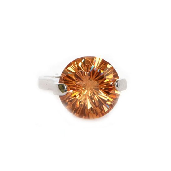 Oversized Topaz Crystal Solitaire