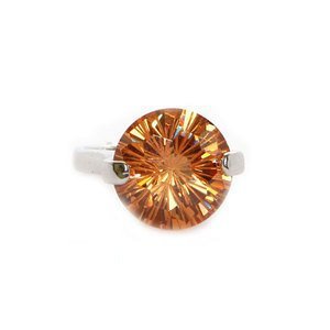 Oversized Topaz Crystal Solitaire