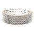 5 row wrap crystal bracelet made with Swarovski Elements
