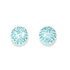 Aquamarine Crystal Ball Earrings with Swarovski Elements