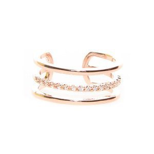 Charmed 5 Bar Ring in Rose Gold Charmed 5 Bar Ring in Rose Gold