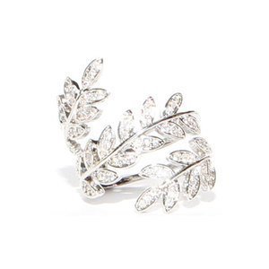 Fern Silver Midi Ring Fern Silver Midi Ring