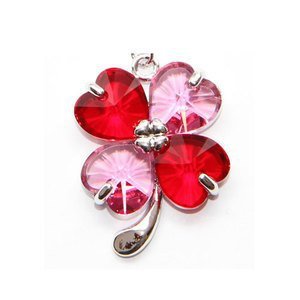 Four Leaf Clover Megan Charm | Keyrings | Swarovski Elements Four Leaf Clover Megan Charm | Keyrings | Swarovski Elements