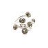 Satin Crystal Signature Ring made with Swarovski Elements