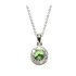 Peridot Boutique Solitaire Necklace made with Swarovski Elements