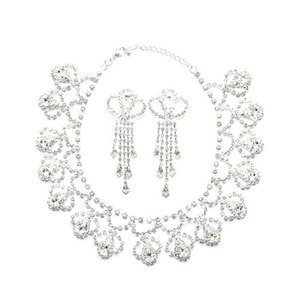 Crystal Necklace and Earring set made with Swarovski Elements