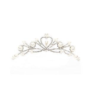 Crystal & Pearl Comb Tiara made with Swarovski Elements Crystal & Pearl Comb Tiara made with Swarovski Elements