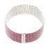Fuchsia Crystal Cuff Bracelet made with Swarovski Elements (Narrow)