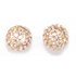 Silk Crystal Ball Earrings with Swarovski Elements