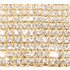 Golden Crystal Cuff Bracelet made with Swarovski Elements (Medium)
