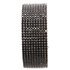 Jet Black Crystal Cuff Bracelet made with Swarovski Elements (Narrow)