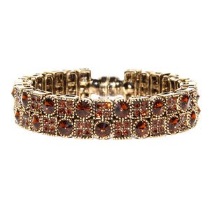 Topaz Crystal Gemstone Bracelet made with Swarovski Elements