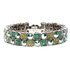 Emerald & Peridot Crystal Gemstone Bracelet made with Swarovski Elements