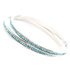 Aquamarine Bangles made with Swarovski Elements (Medium)