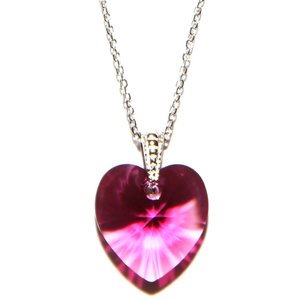 Fuchsia Sweetheart Necklace