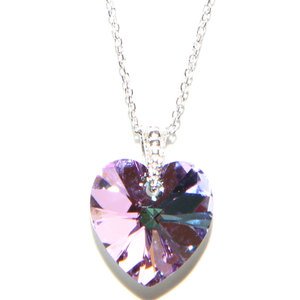 Crystal Volcano Sweetheart Necklace