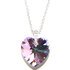 Crystal Volcano Sweetheart Necklace
