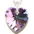 Crystal Volcano Sweetheart Necklace
