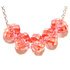 Padparadscha Opal Bead Necklace made with Swarovski Elements