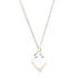 Clear Crystal Cube Necklace made with Swarovski Elements