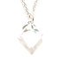 Clear Crystal Cube Necklace made with Swarovski Elements