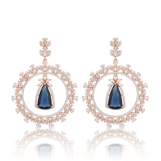 Sapphire Drop Earrings 