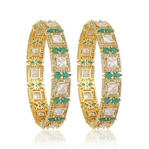 Green & Crystal Bangle Green & Crystal Bangle