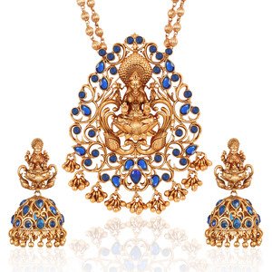 Antique Blue Pendant Set Antique Blue Pendant Set