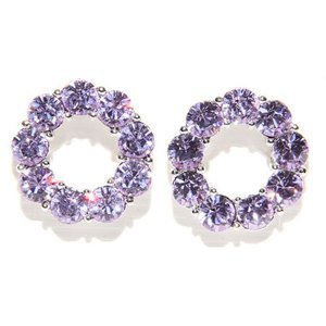 Boutique Hoop Lt Amethyst